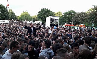 Ausgelassene Stimmung vor der Hauptbühne: Das wird es frühestens wieder 2022 geben. - Archivfoto: Viktoria Bartsch