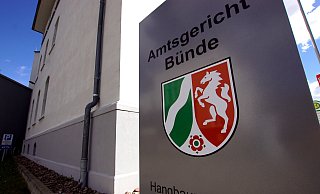 Der Kinderporno-Prozess wurde vor dem Amtsgericht Bünde verhandelt. - Niklas Krämer