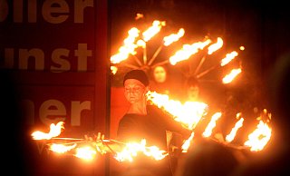 Die "School of fire" war schon vergangenes Jahr dabei. - Felix Eisele
