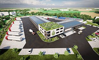 Etwa so soll die Fläche der Zimmermann Transport GmbH aussehen, die den Fuhrpark betreut. - Zimmermann