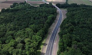 Die OIrtsumgehung Calden aus der Drohnen-Perspektive. - Hessen Mobil