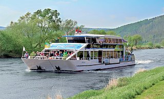 Die "Hessen" wird ab März häufiger auf der Weser bei Beverungen zu sehen sein. - © Bad Karlshafen GmbH, T. 5672 999920, touristinfo@badkarlshafengmbh.de