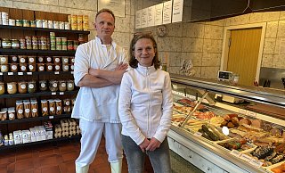 Jürgen Horst und Ulrike Hackbarth schließen die Fleischerei am 31. März. - Dirk Windmöller