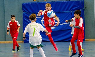 Die U11-Kreisauswahl Bielefeld unterlag im Spiel gegen den FC Gütersloh mit 1:3. - Andreas Zobe