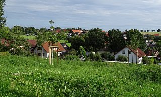Dort, wo bis April 2022 das sogenannte "Horrorhaus von Höxter" stand, wachsen nun drei kleine Bäumchen. - Moritz Räker