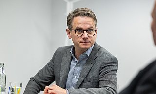 Carsten Linnemann (Generalsekretär CDU) beim Interview mit dieser Redaktion. - Oliver Krato