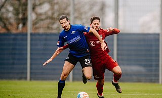 SCP-Innenverteidiger Marcel Correia (l.) war gegen Münster bester Paderborner und hat nun gute Karten, um auch am Samstag beim Ligaspiel in Nürnberg in der Startelf zu stehen. - Besim Mazhiqi