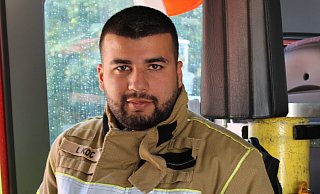 Ismail Koc ist seit seiner Jugend bei der Freiwilligen Feuerwehr in Bad Lippspringe. Nun konnte er auf eine andere Art Leben retten. - Feuerwehr Bad Lippspringe