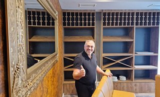 Domenico Gentili, Inhaber der Osteria Gentili, möchte sein Restaurant nach einer zweimonatigen Umbaupause am Samstag, 20. Januar, wiedereröffnen. - Uwe Pollmeier