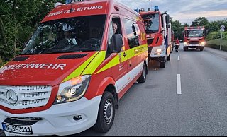 Rettungskräfte aus dem Kreis Herford sind unterwegs in die Chaosregionen. - Feuerwehr Herford