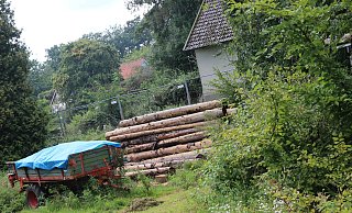 Die angeblichen "Elektrofallen" stehen noch im Garten des Hauses. - Jan-Henrik Gerdener