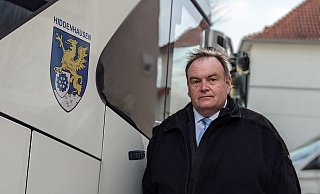 Olaf Pinno betreibt das gleichnamige Unternehmen für Omnibustouristik. - David Knapp