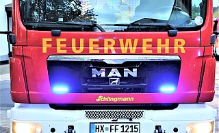 Die Feuerwehr Warburg musste am Mittwochmorgen zu einem Gasalarm ausrücken - und in der Nacht zuvor zu drei weiteren Einsätzen. - Simone Flörke