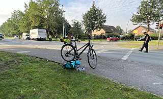 Ein junges Mädchen wird bei einem Unfall in Gütersloh schwer verletzt. Sie wurde in eine Bielefelder Spezialklinik gebracht. - Thorsten Heß