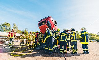 Unfallszenarien wie dieses trainieren rund 500 Einsatzkräfte aus aller Welt ab dem 6. Oktober in Paderborn. - fbk-blankaKroflic_