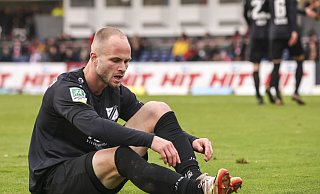 Glücklos: Patrick Kurzen vergab beim 0:0 in Velbert die beste Torchance des SV Rödinghausen. - Joel Beinke