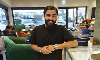 Can Gündogdu vom Eiscafé Schloßhof. - Ansgar Mönter