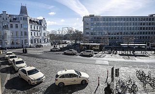 Auch die Neugestaltung des Bahnhofsvorplatzes gehört zu den City-Projekten ("Willkommensplatz am Hauptbahnhof"). - Jörg Dieckmann - www.dieckmann-fotodesign.de