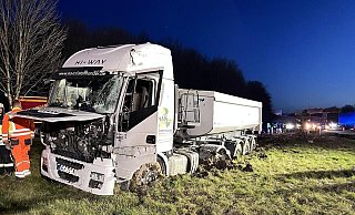 Der Lkw erlitt Totalschaden. - Paul Brinkmann