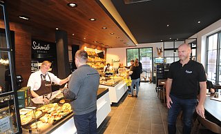 Die Bäckerei Karl Schmidt baut ihr Filialnetz - hier der Standort am Penny-Markt in Rahden - stetig aus. - Archiv Joern Spreen-Ledebur