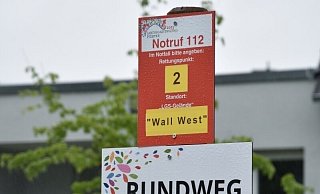 Der Rettungspunkt auf dem LGS-Gelände in Höxter ist als "2 Wall-West" bezeichnet - genau so wie ein zweiter. - privat