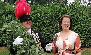 Das neue Königspaar Thorsten und Ruth Beine. - Schützenbruderschaft Thüle