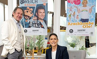 Detlef Hornstein und Bianca Kleine freuen sich auf die nächsten Powerfrauen in der Manifattura. - Veranstalter