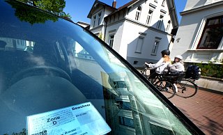 In Gütersloh gibt es sechs Zonen, in denen ein entsprechender Anwohnerparkausweis gültig ist. - Andreas Frücht