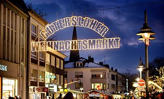Standbetreiber und Organisatoren des Gütersloher Weihnachtsmarktes haben sich mit dem Verlauf des Events einverstanden gezeigt. - Andreas Frücht