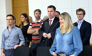 Barbara Hagedorn während der Verhandlung am Verwaltungsgericht in Minden. - Andreas Frücht