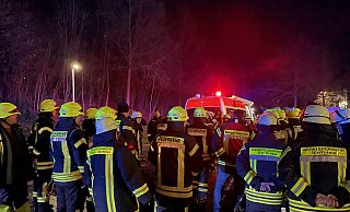 Insgesamt 200 Einsatzkräfte der Feuerwehren waren am Montag in Holzminden im Einsatz. - Kreisfeuerwehr Holzminden