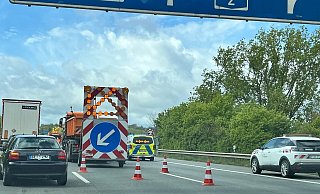 Die Reparaturarbeiten haben inzwischen begonnen. - MT-Foto: Thomas Lieske