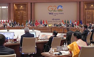 Beim G20-Gipfel in Neu-Delhi konnten sich zum Abschluss alle Mitglieder auf eine Erklärung einigen. - dpa