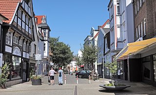 Die Steinstraße: Hier ist es erneut zu einer Straftat gekommen. Die Kripo hat die Ermittlungen übernommen. - FRANK-MICHAEL KIEL-STEINKAMP