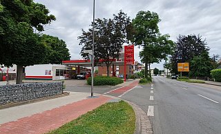 Auch die Star-Tankstelle an der Königstraße wurde in diesem Jahr überfallen. - Sebastian Radermacher