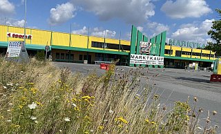 In den Löhner Marktkauf ist eingebrochen worden. - Dirk Windmöller