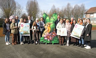 Initiatoren, Organisatoren und Sponsoren werben fürs Sälzerfest. - Johannes Büttner