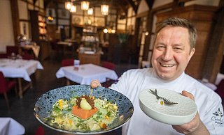 Küchenchef Silvio Eberlein hat sich ein Essen für den ESC-Abend überlegt. Er hat dafür die schwedische und die westfälische Küche kombiniert. - Oliver Krato