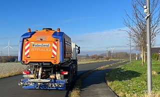 Mit einem Sole-Fahrzeug hat die Stadt auf die wechselnden Bedingungen, die infolge der Klimaerwärmung immer häufiger vorkommen, reagiert. - ASP