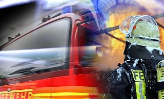 Unfälle und Feuer beschäftigen die Rettungskräfte. - Collage: Gerald Dunkel