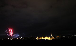 Mit einem großen Feuerwerk ist die Oktoberwoche in Warburg zu Ende gegangen. - Simone Flörke