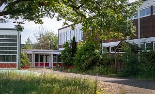 Die ehemalige Bishopspark-School ist das Ausweichquartier für Schülerinnen und Schüler der Stephanus-Grundschule. - Niklas Tüns