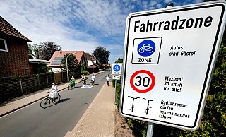 In Bielefeld ist im vergangenen Jahr ebenfalls ein Verkehrsversuch Fahrradzone gestartet. - Andreas Frücht