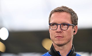 Arminia Bielefelds Sport-Geschäftsführer Michael Mutzel (44). - IMAGO/Zink