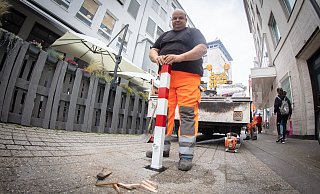 Poller für die Ritterstraße: So will das Amt für Verkehr die Durchfahrt stoppen. - Mike-Dennis Müller / www.mdm.photo