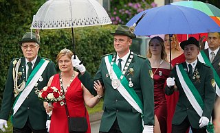 Das Königspaar Stefanie I Janßen und Daniel Niestradt. - Yvonne Gottschlich