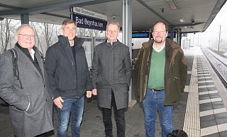 Zurück mit 20 Minuten Verspätung: Jens Köster (v.l.), Rocco Wilken, Hermann Dedert und Karsten Otte. - Ulf Hanke