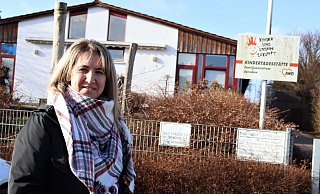 Marina Schäfer hat eine vierjährige Tochter und sieht trotz ihrer Berufstätigkeit keine großen Probleme auf sich und ihre Familie zukommen. "Der Großvater ist ja da", sagt sie und lacht. - Meiko Haselhorst