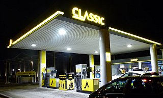 Der Schauplatz eines Überfalls ist die Classic-Tankstelle nahe des Kreishauses an der Portastraße. - Polizei Minden-Lübbecke