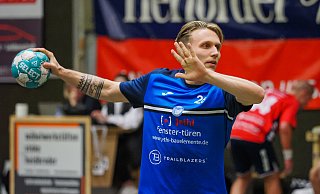Brakes Moritz Eichelsbacher traf beim 41:23 gegen Petershagen/Lahde gleich 13 Mal ins Schwarze. - Andreas Zobe